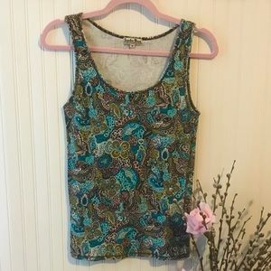 Lucky Brand | Paisley Tank Top